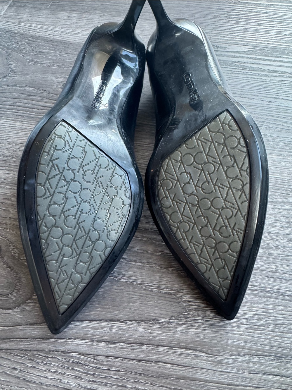 Calvin Klein Women's Gayle Pump - Black Leather - Picture 6 of 6